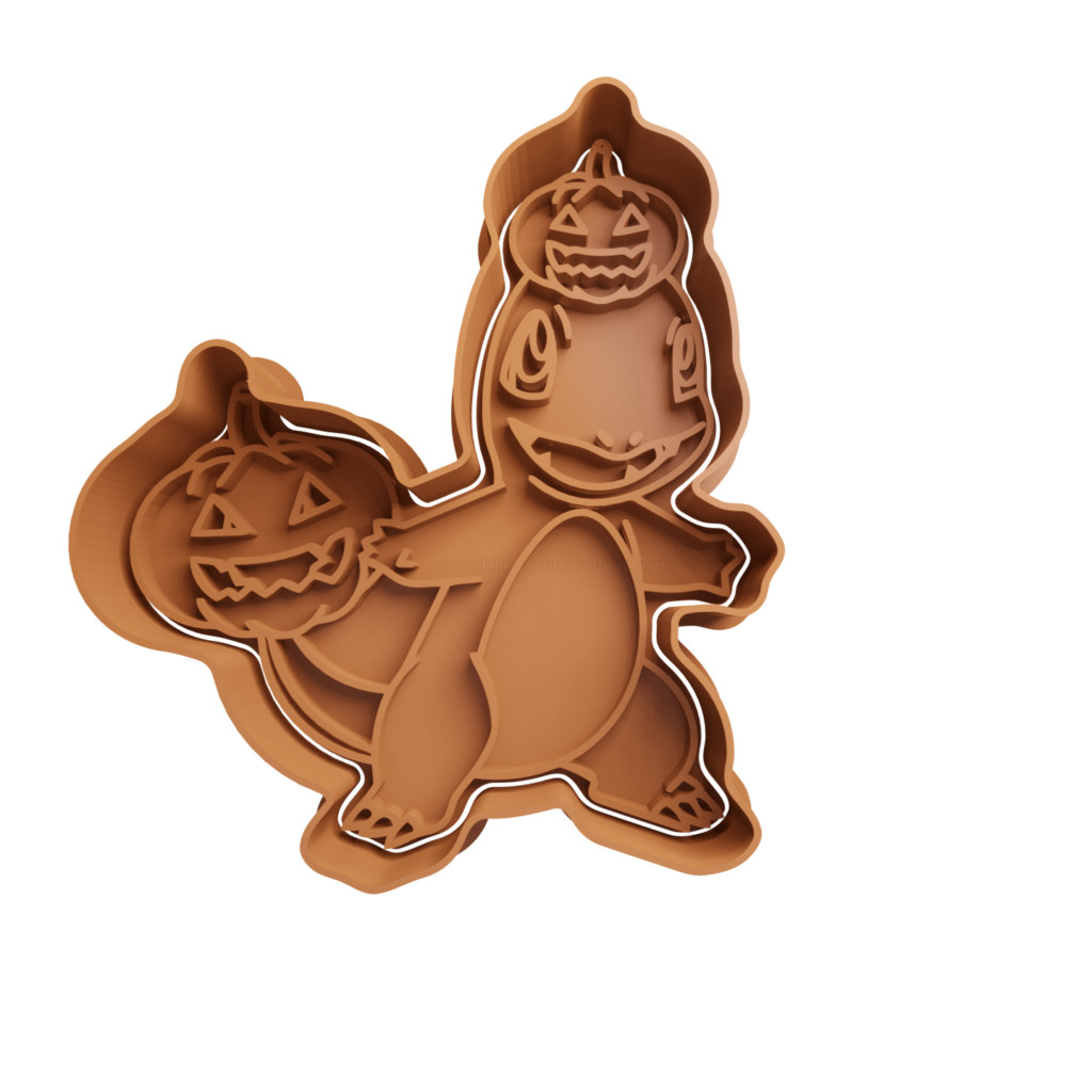 Cortador De Biscoito Charmander Halloween - pokemon