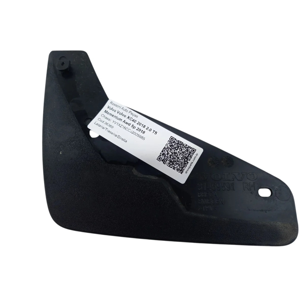 Lameiro Traseiro Direito Volvo XC40 C40 EX40 EC40 2018/..