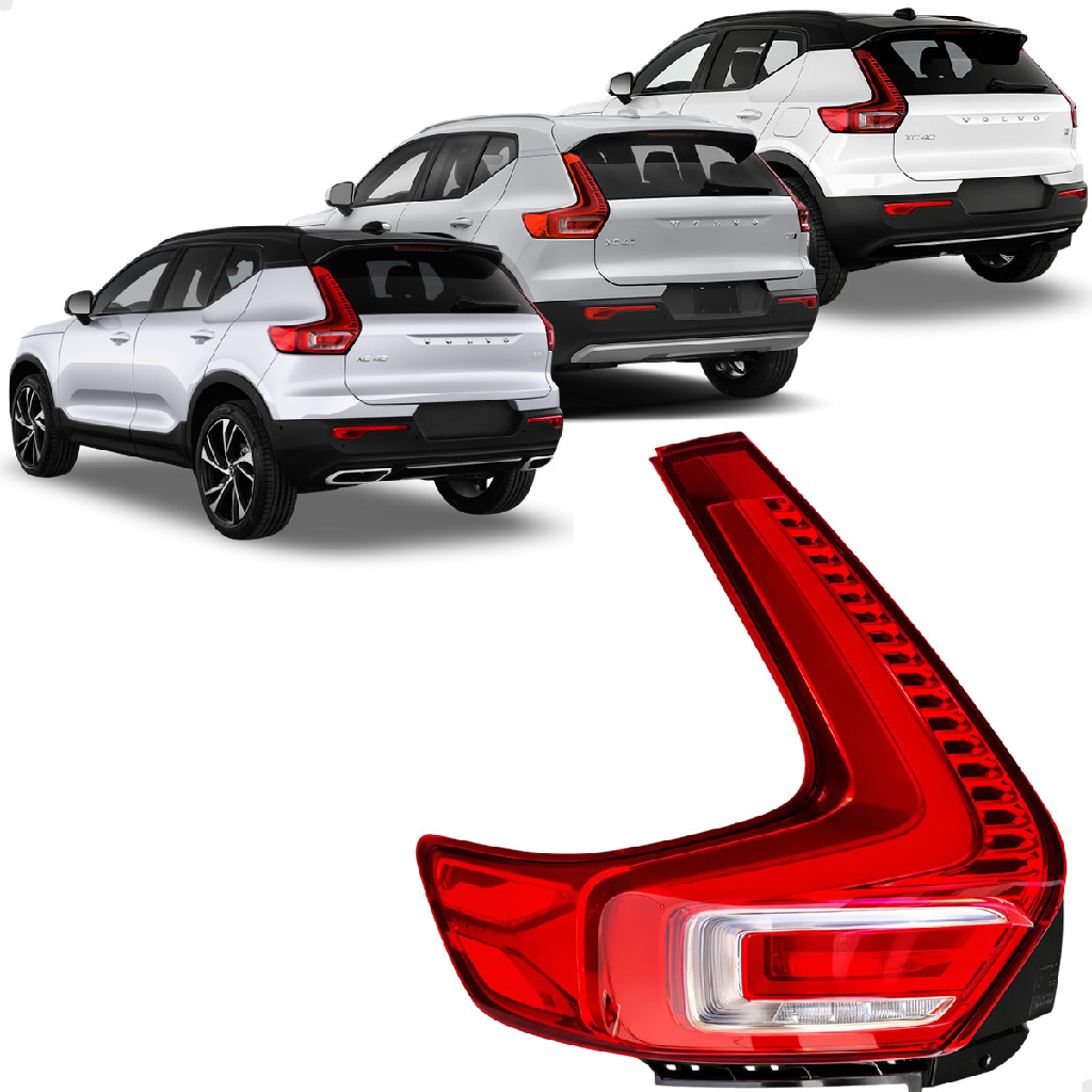 Lanterna Led Traseira Volvo XC40 EX40 2018 2019 2020 2021 2022 2023 2024 2025 2026 Esquerdo 31446790