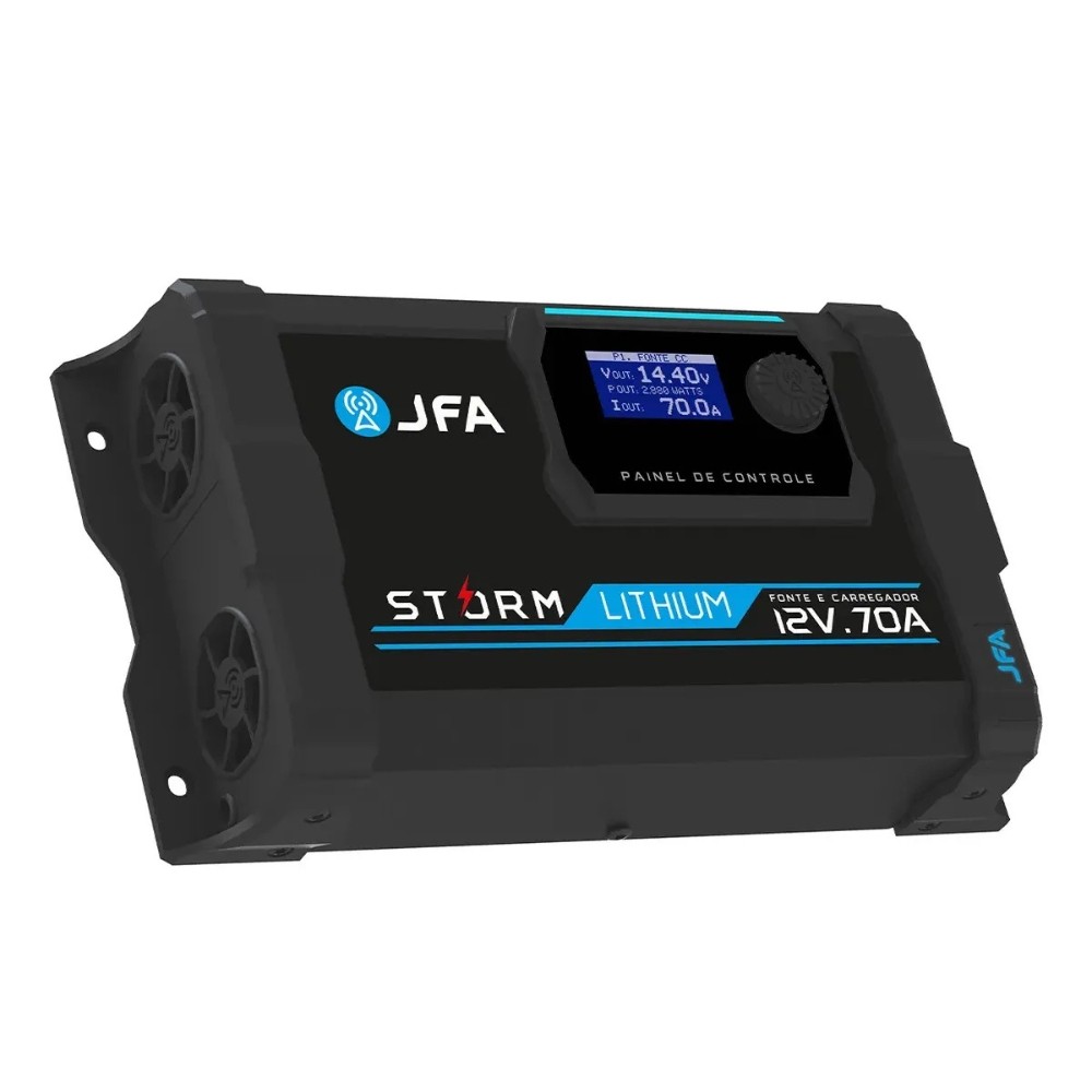Fonte Carregador Jfa Storm Lithium 70a Bivolt