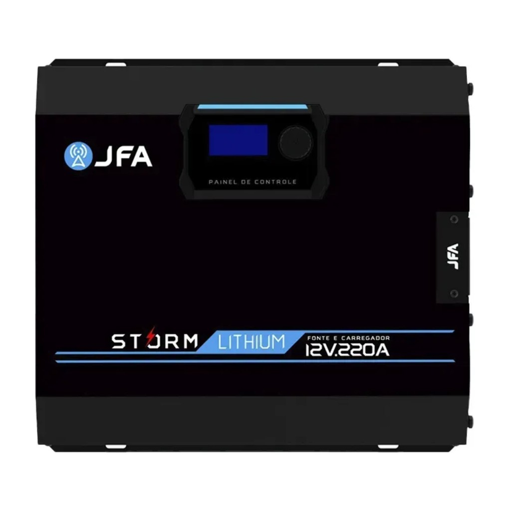 Fonte Carregador Automotiva Jfa Lithium Storm 220A Lithium Litio Chumbo Bivolt