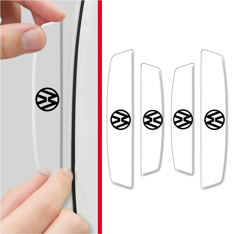 Protetor Lateral Porta Carro 3D Transparente volkswagen