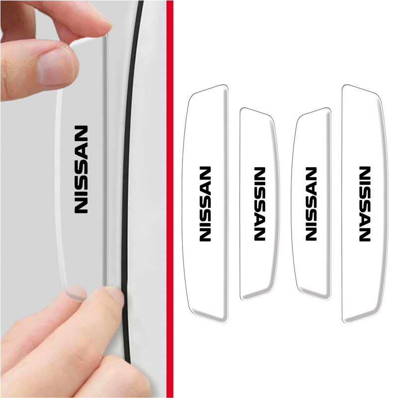 Protetor Lateral Porta Carro 3D Transparente NISSAN
