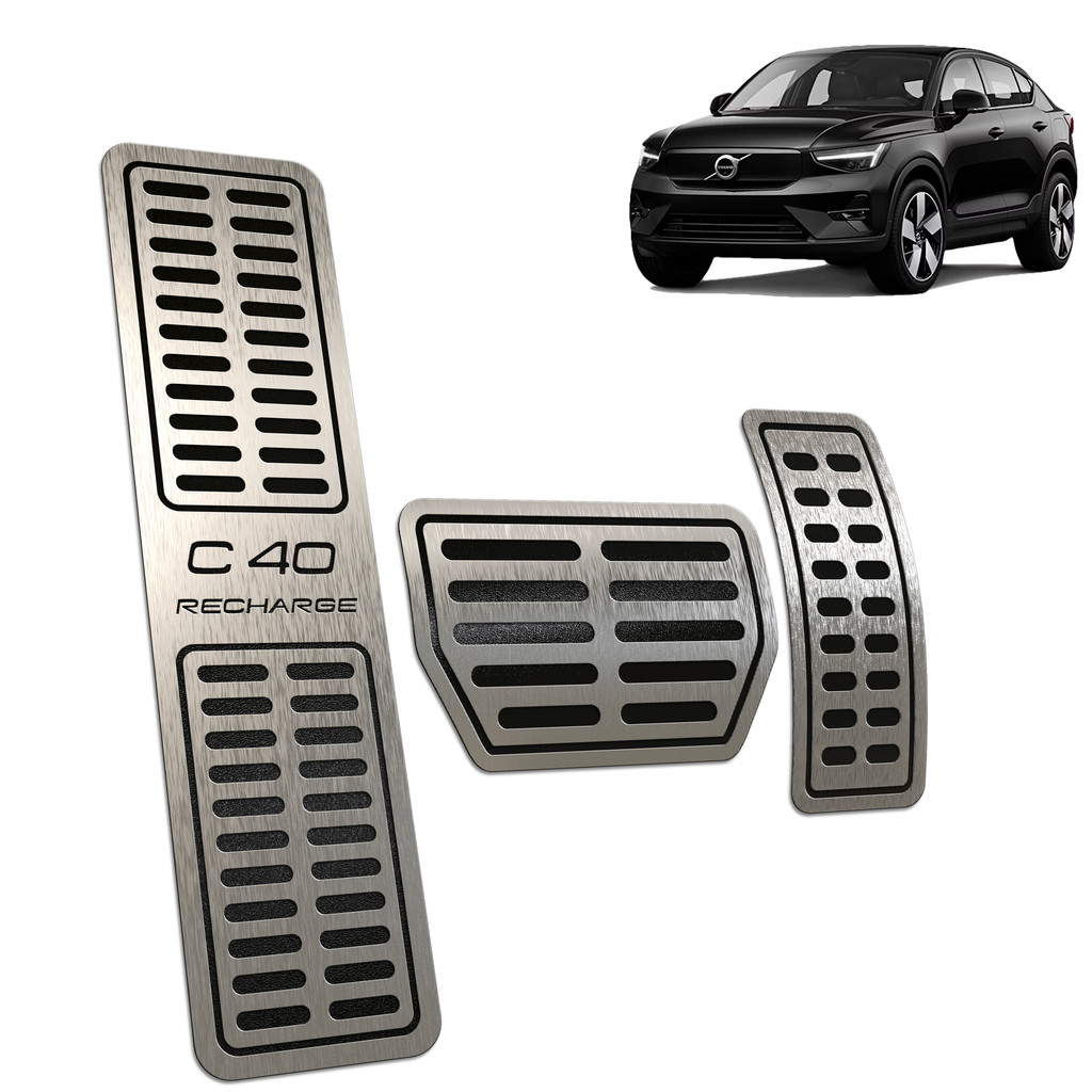 Kit Pedaleira Descanso Pé Volvo C40 recharge 2022 até 2024
