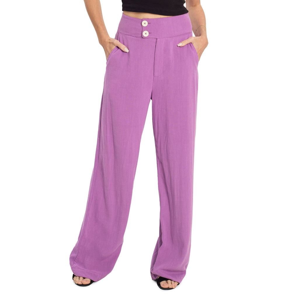 Calça Feminina Linho Strong Endless Roxo