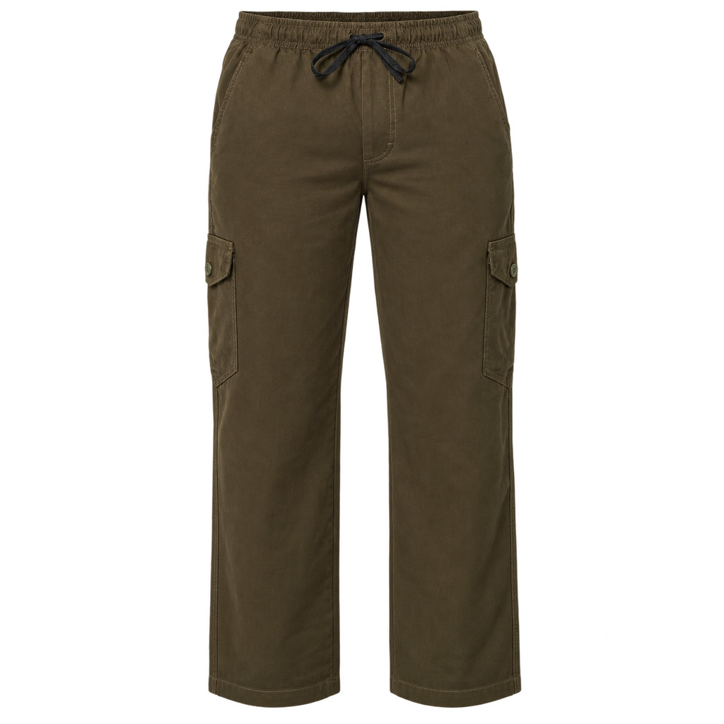 Calça Masculina Cargo Plus Size Strong Verde Musgo