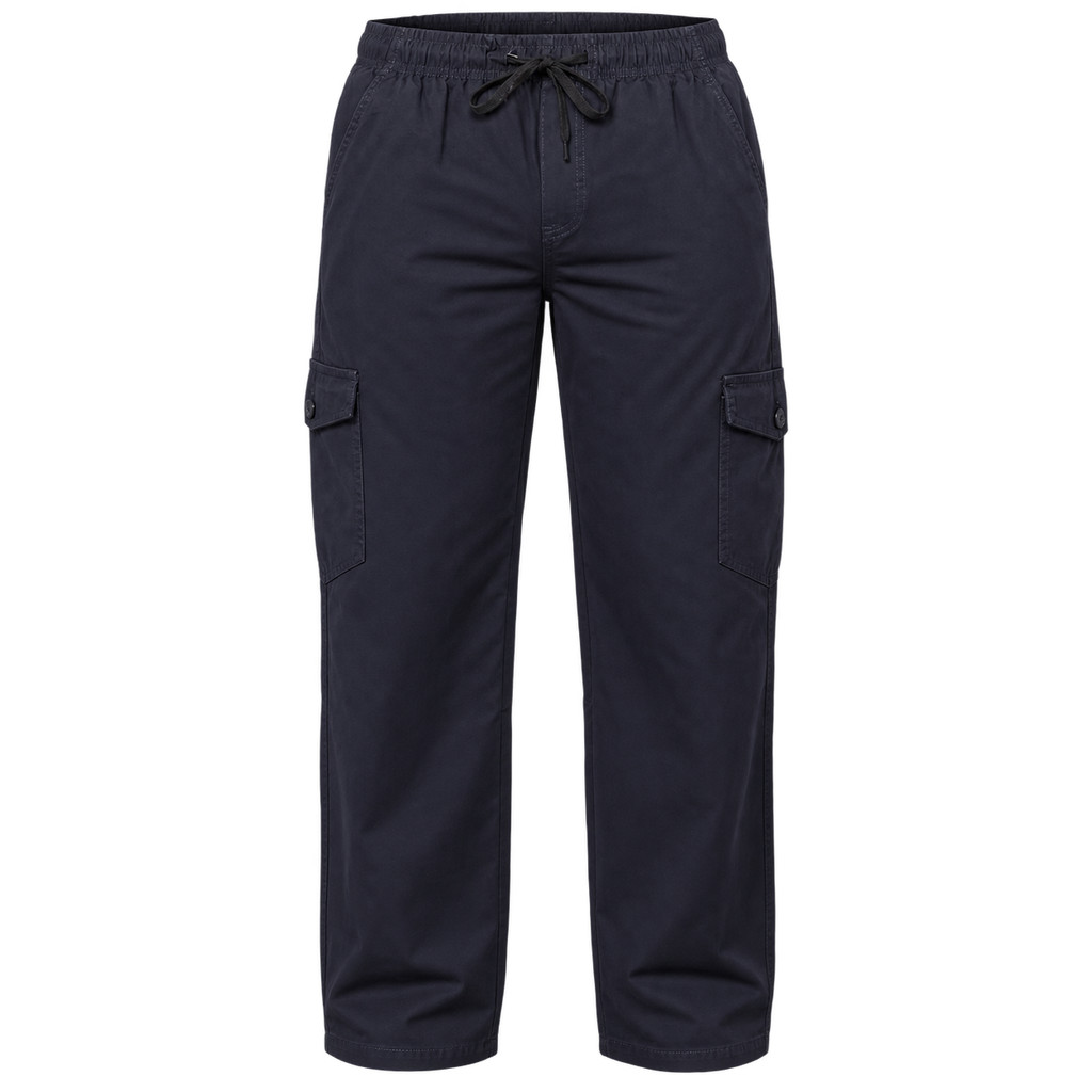 Calça Masculina Cargo Plus Size Strong Azul Marinho