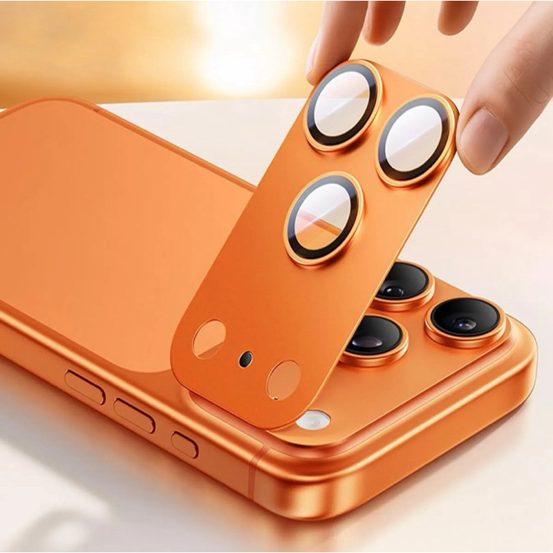 Película Lente de Câmera Compatível iPhone 17 Pro / 17 Pro Max + película 3D