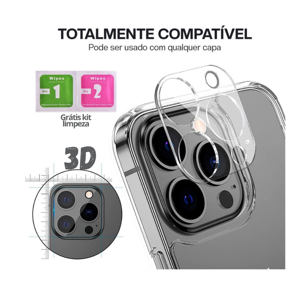 Película Lente De Câmera Para iPhone  TEMOS TODOS IPHONES