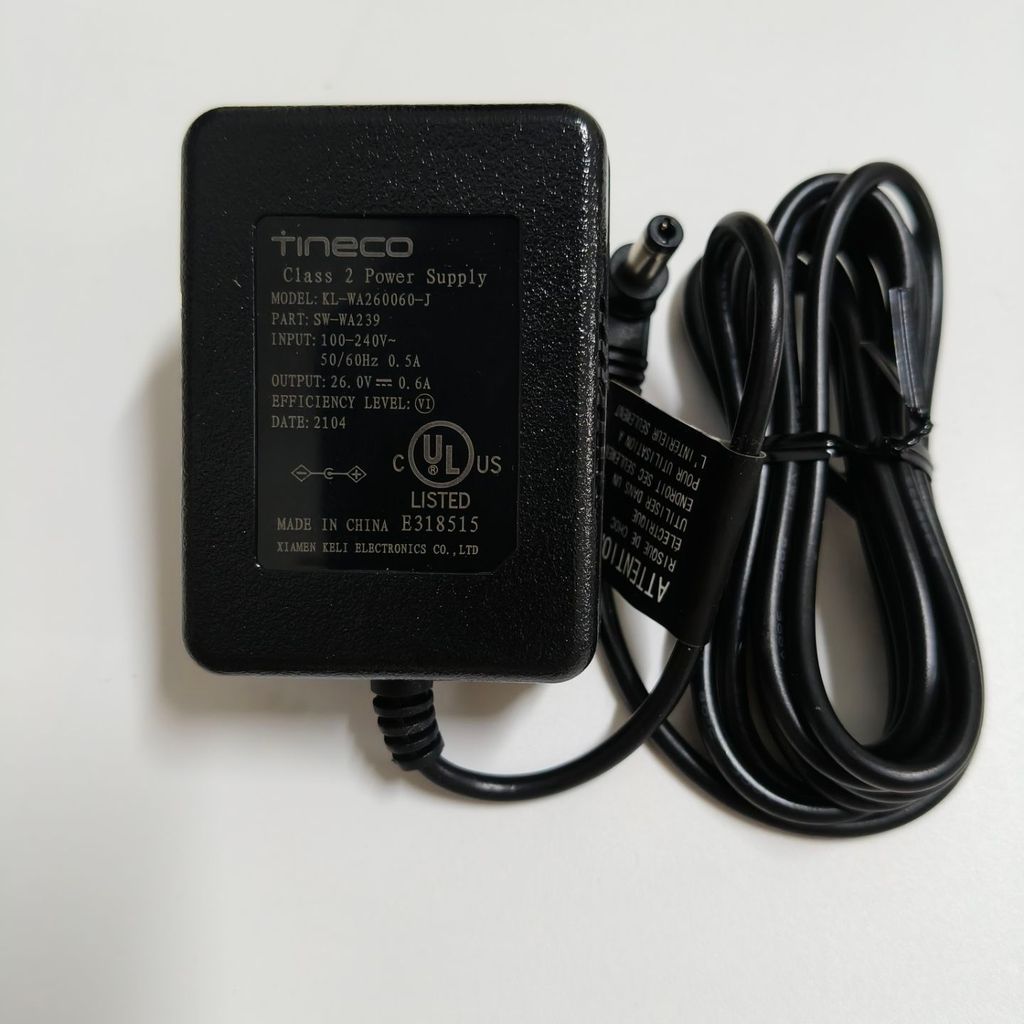 ZB1756-6S1P-07 TINECO TINECO Instrumento de remoção de ácaros 26V Fonte de alimentação Cabo carregador de aspirador de p