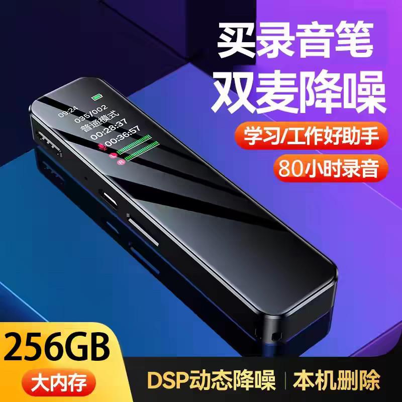 [Special offer] Portable professional high-definition noise-reducing voice recorder with large capacity, ideal for stude