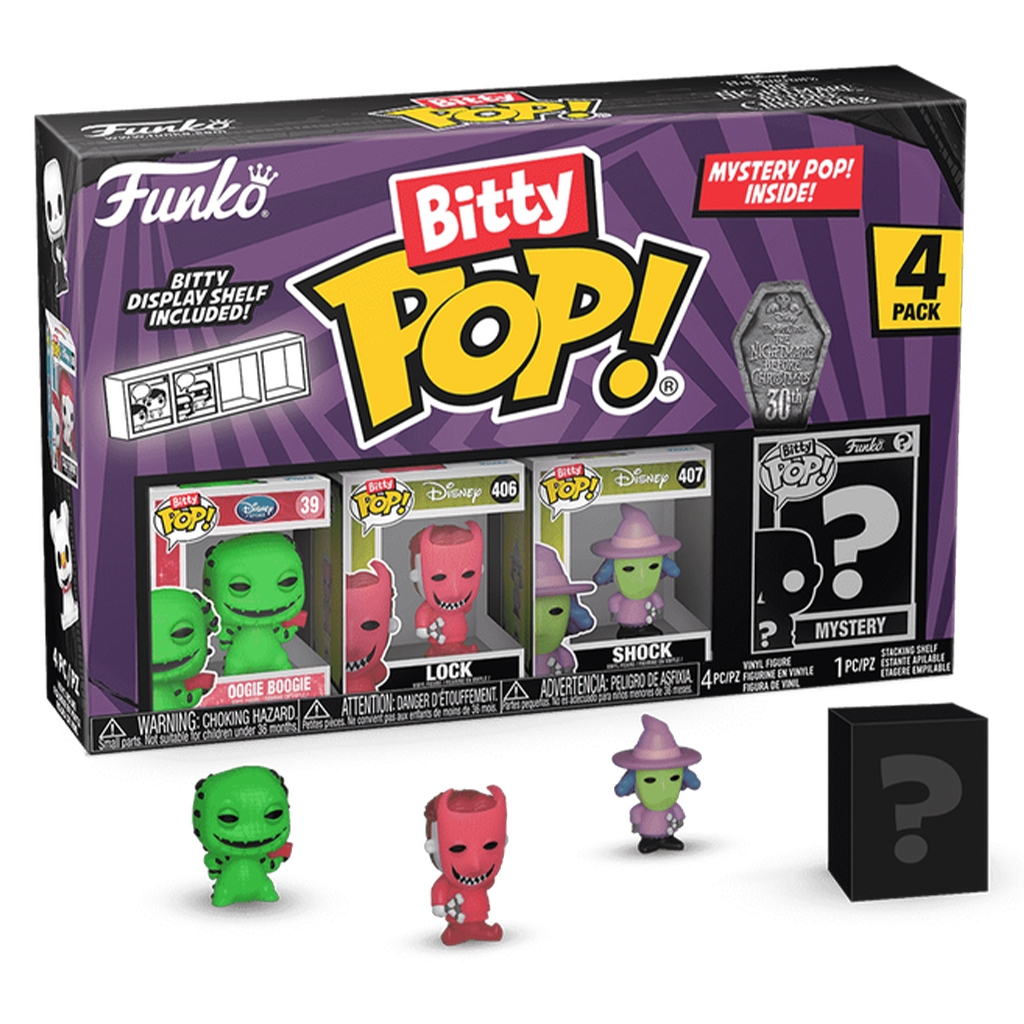 FUNKO BITTY POP THE NIGHTMARE BEFORE CHRISTMAS 4-PACK - BOOGIE (73019) NOVO ORIGINAL