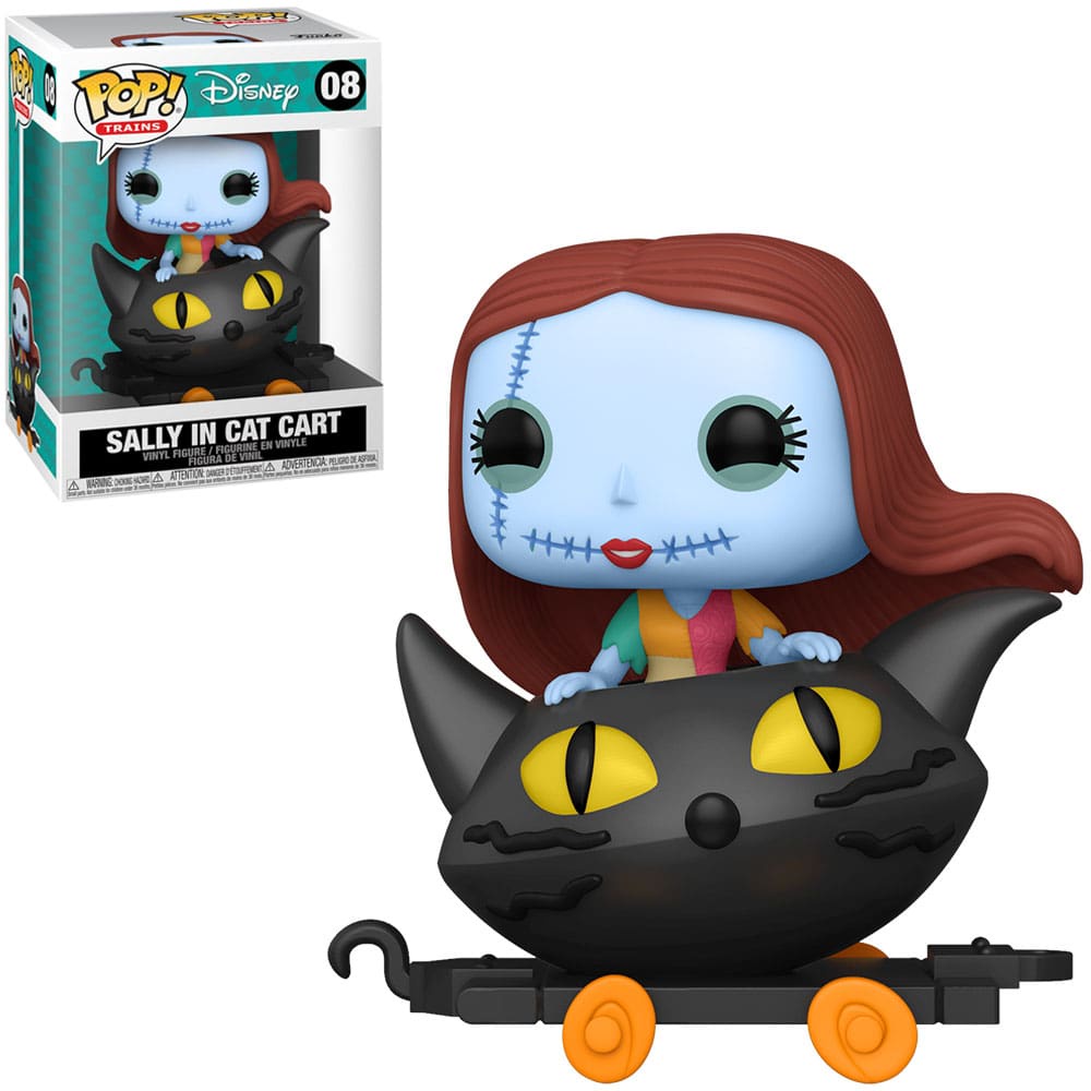 Funko Pop Disney Trains Nightmare Before Christmas - Sally In Cat Cart 08- Novo Original