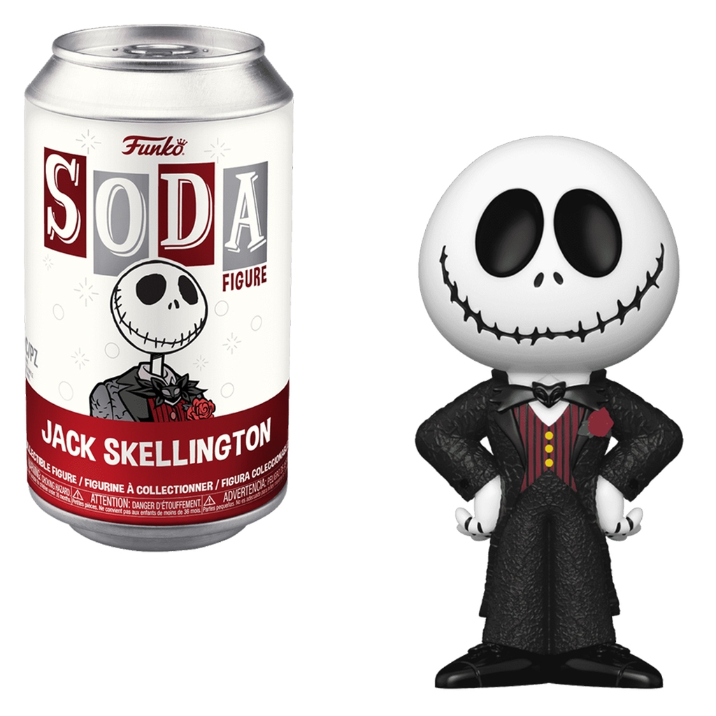 FUNKO VINYL SODA DISNEY THE NIGHT BEFORE CHRISTMAS - JACK SKELLINGTON IN FORMAL SUIT (72390) NOVO ORIGINAL