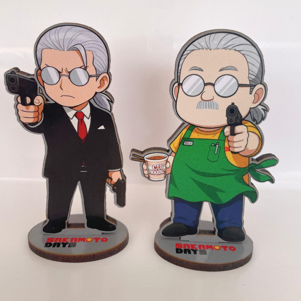 Totem sakamoto days Taro Shin anime decoração estilo action figure para setup estante presente otaku
