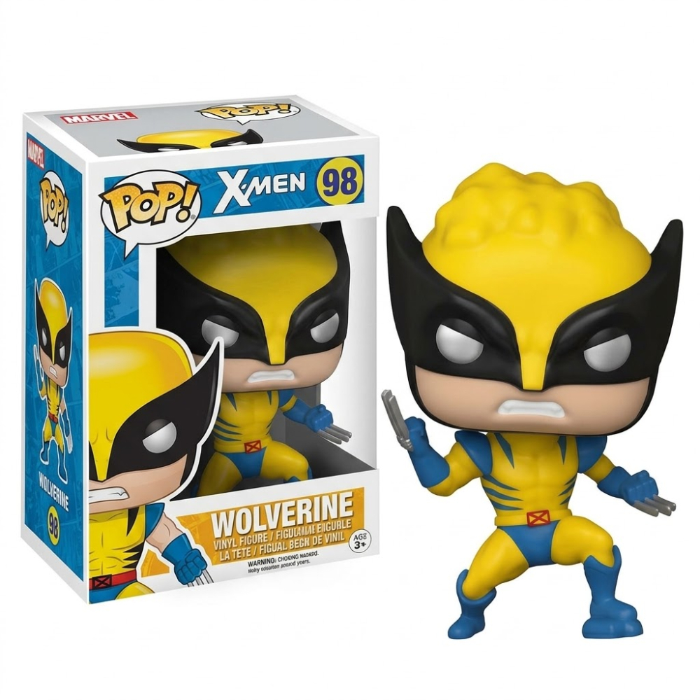 Boneco Pop Colecionável Wolverine X Men 97 Miniatura Caixa Expositora Herói