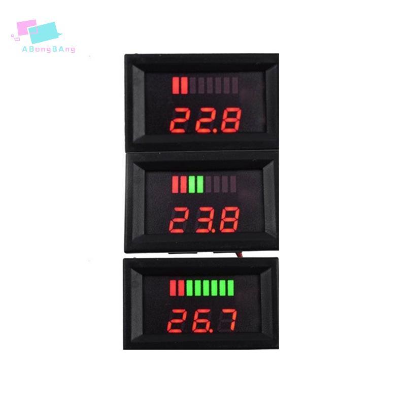 Abongbanghn 12V 24V 60V 72V Indicador De Capacidade Da Bateria Voltímetro Digital Para Carro Com Potência De Chumbo-Ácid