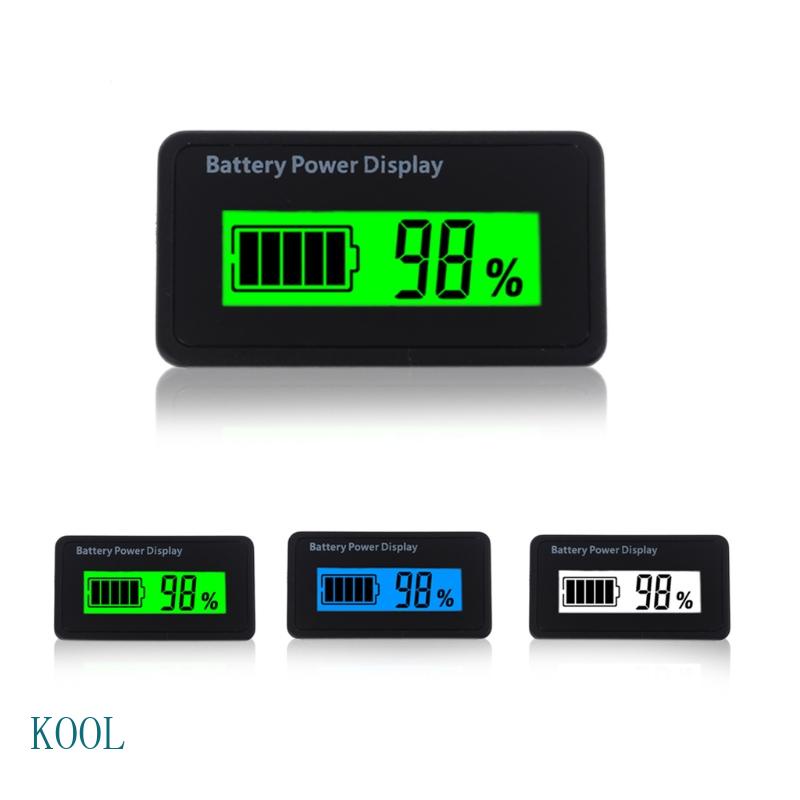 Indicador 12V 24V 48V Do Medidor Capacidade Da Bateria KOOL À Prova D