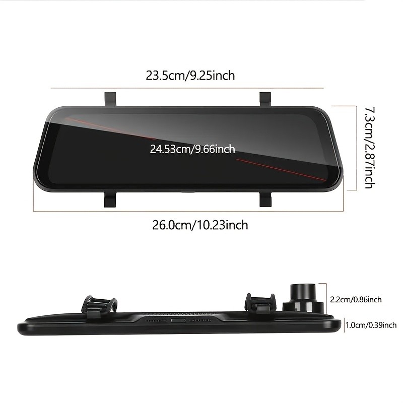 Pionray Smart 4k Dual-lens Dash Cam Frente Traseira Adas WIFI Gps Visão Noturna Estacionamento Dvr