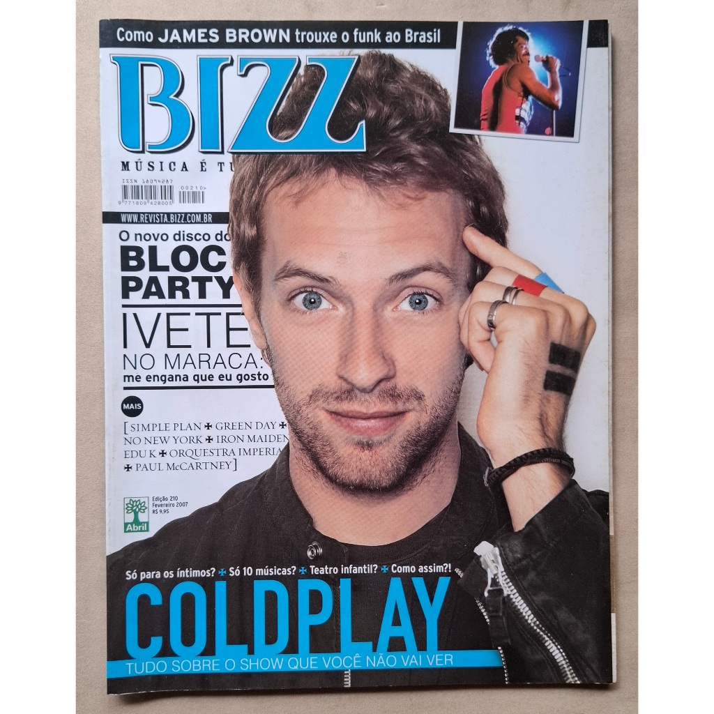 REVIST BIZZ 210 COLDPLAY GREEN DAY IRON MAIDEN EDU K SIMPLE PLAN