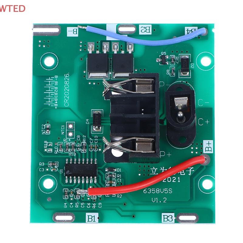 (WTED) 5s Bms 21V 20A Li-Ion Lithium Pack 3.7v PCBA 2Mos Acessórios Para Furadeira Elétrica Manual