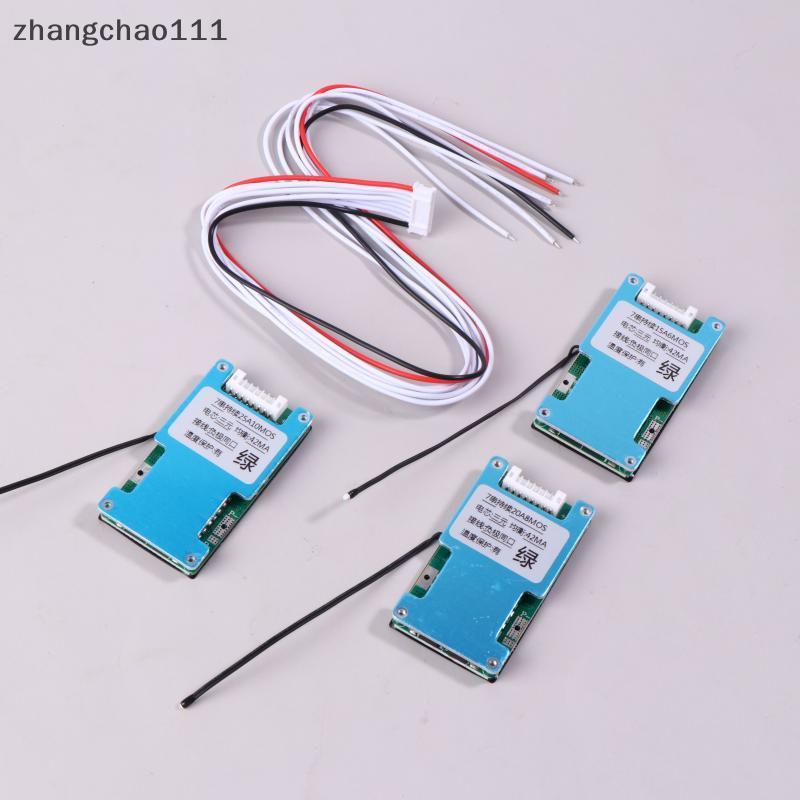 [Z] BMS 7S 24V 15A 20A 25A Li-ion Lithium 18650 Placa De Proteção De Carga De Bateria Com Temperatura Balanceada Para Eb