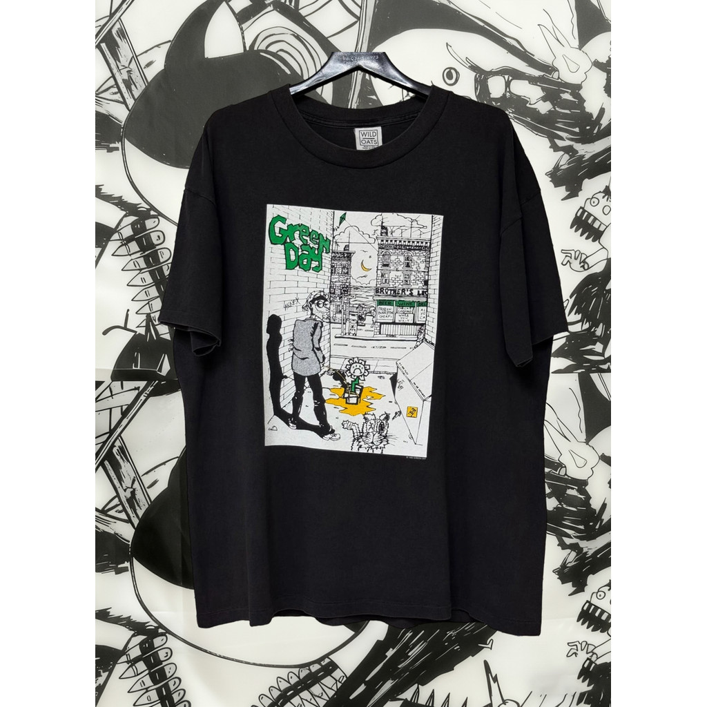 Music.Soul Camiseta Unissex Green Day Punk Retrô Vintage Única 100% algodão