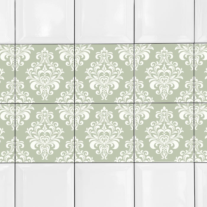 KIT Adesivos de Azulejos Green Vintage