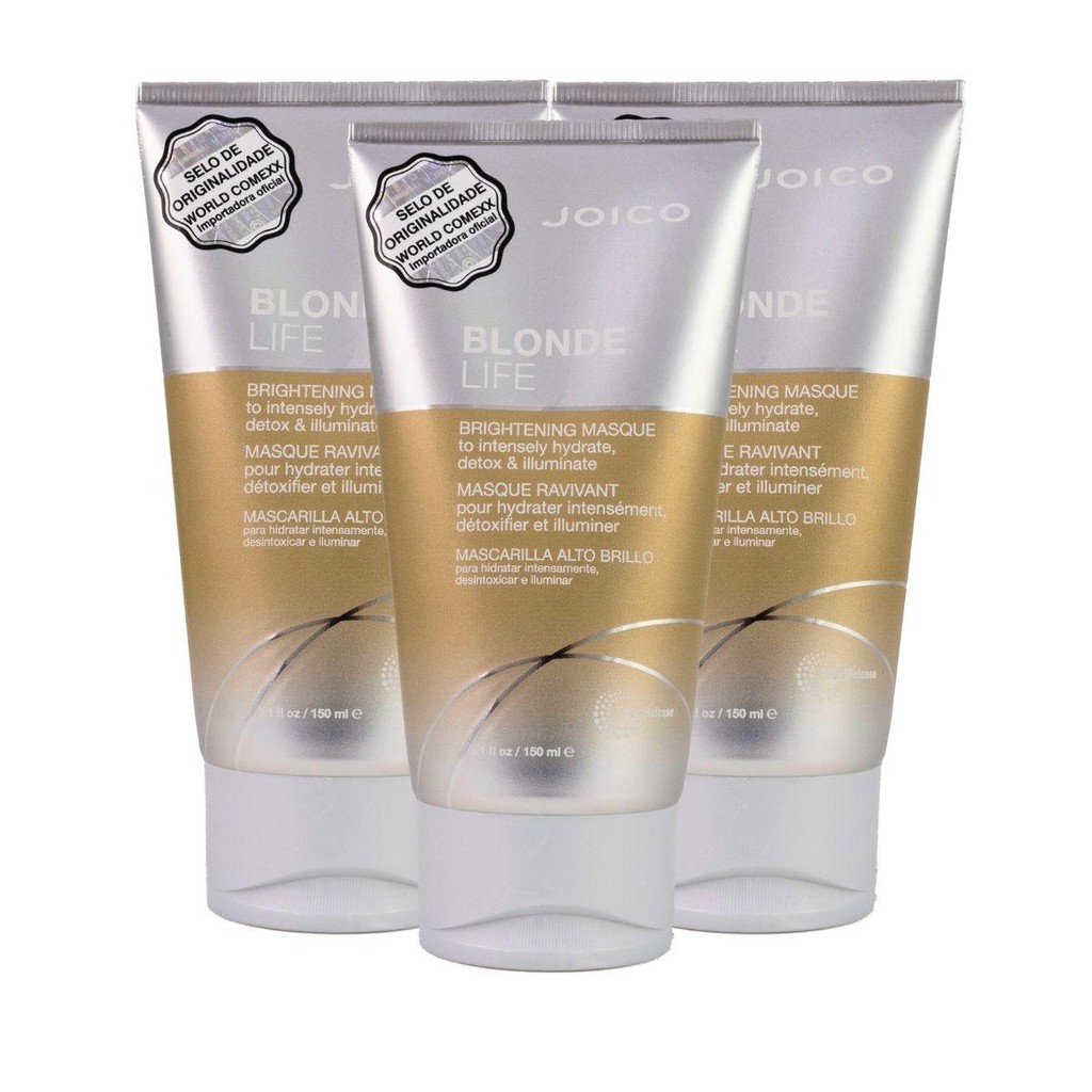 Joico Blonde Life Smart Release Kit 3 Máscara Capilar 150ml