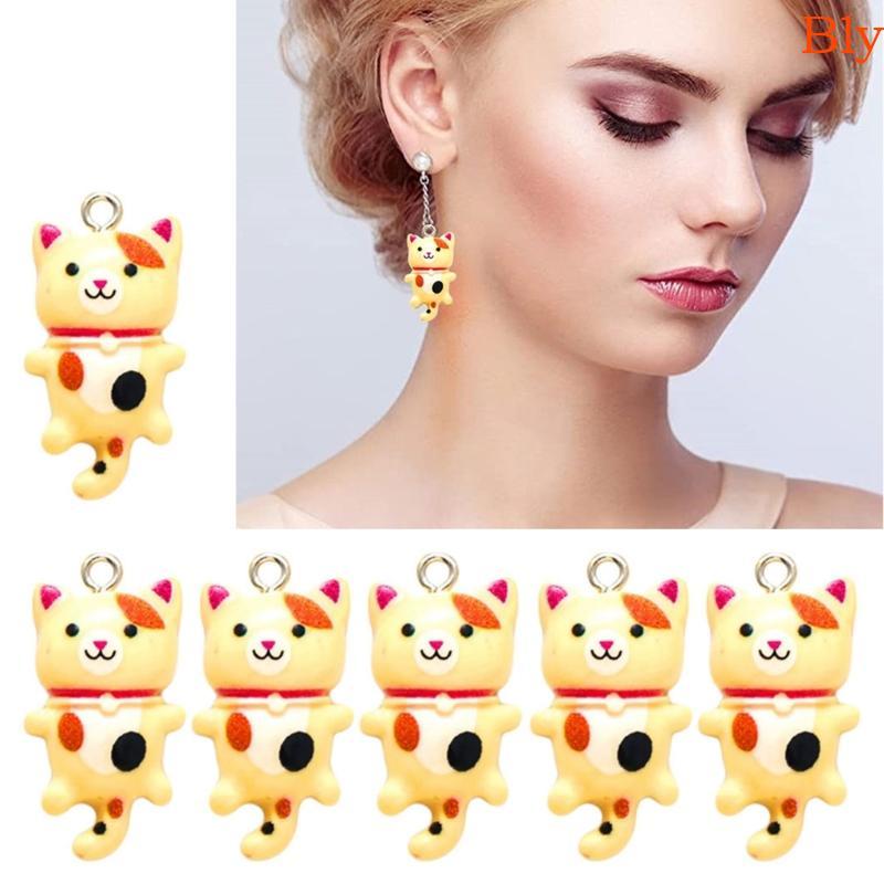 Bly Cute Ornament Brincos Pingente Acessório Joias Para Entusiastas Artesanato