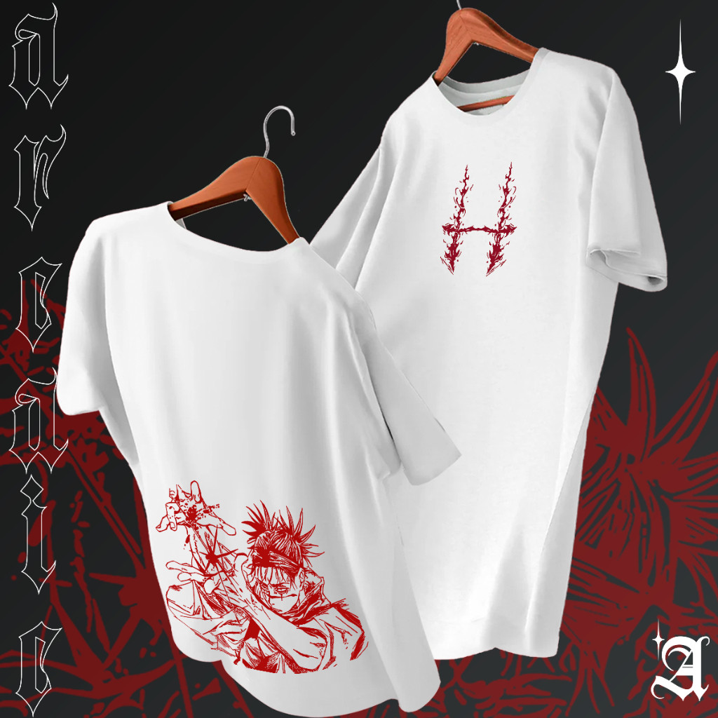 Camiseta Basica Algodao Jujutsu Kaisen Death Painting Womb Choso Marca Tee Unissex
