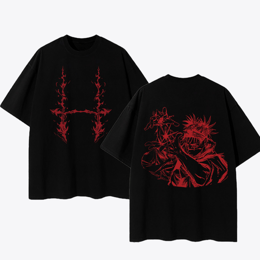 Camiseta Premium em Algodão Puro Camiseta Basica Algodao Jujutsu Kaisen Death Painting Womb Choso Marca Tee Unissex