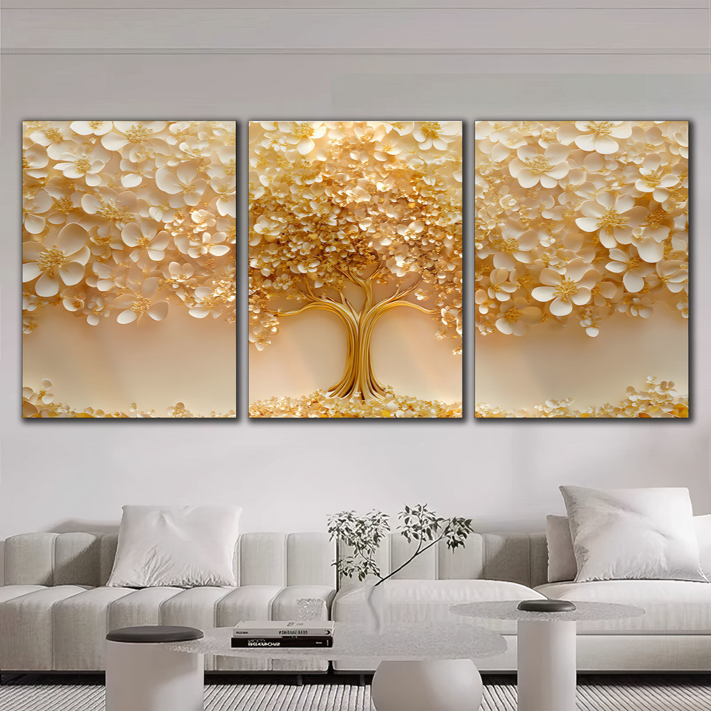 Decorative Paintings Golden Tree Living Room Bedroom Wall Decorations