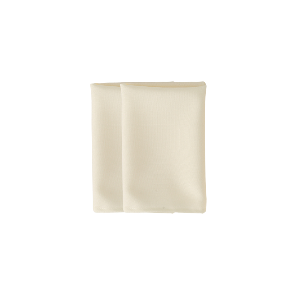 Kit Guardanapos Basic 2 Peças 35cm x 35cm 100% Poliéster Tecido Oxford Palha