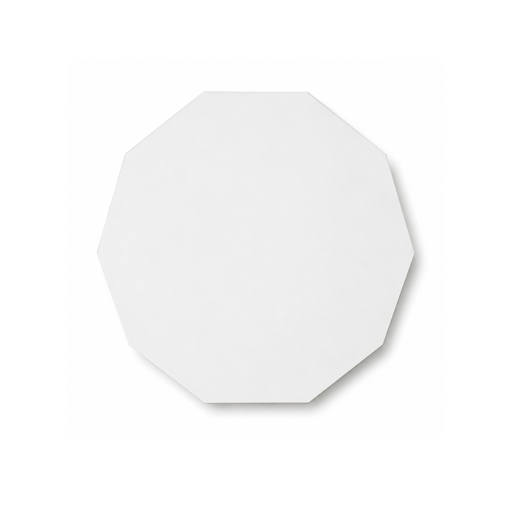 100 Folhas Papel Manteiga 35cm Oitavado Forro Higiênico Octogonal para Caixas de Pizzas