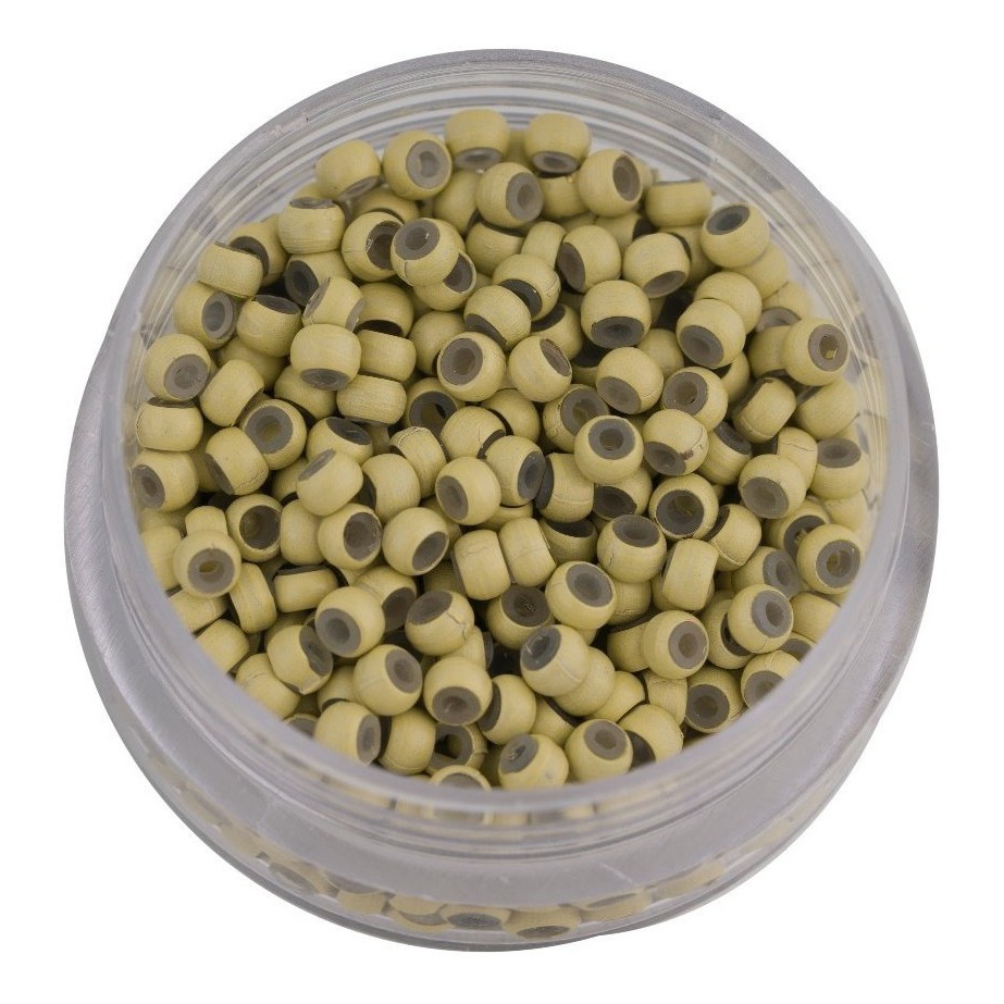 Microlinks Nano Com Silicone Mini 2,9mm 100pcs + Cola Fita K