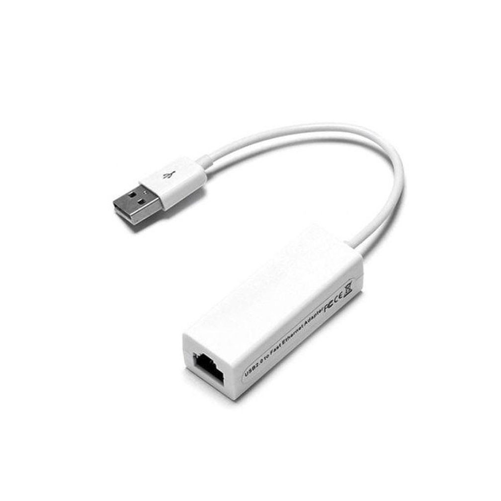 Adaptador USB 2.0 e 1.1 para RJ45 10/100, permite acrescentar uma rede em qualquer PC que tenha USB.
