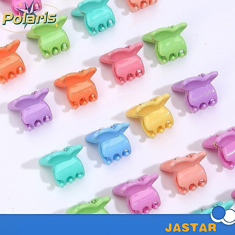 100Pcs Grampos De Garra Borboleta Clipes Misturar Cores Mini Cabelo Plásticos Coreanos Bonitos