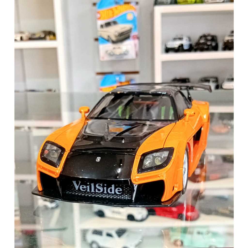 Miniatura Mazda RX7 Velozes & Furiosos Desafio em Toquio Han 1:24 Diecast
