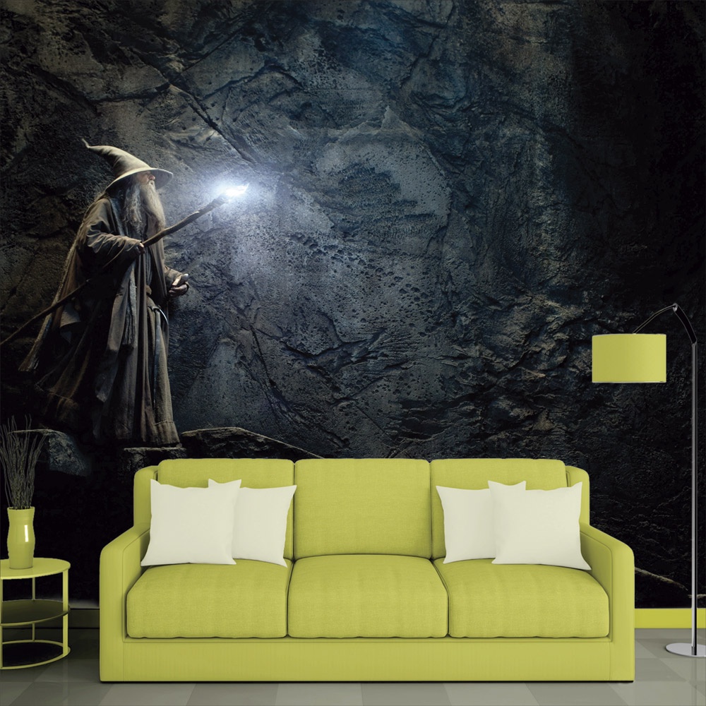 Papel de Parede Personalizado Foto Mural Gandalf Senhor Dos Anéis M² Imagem Completa