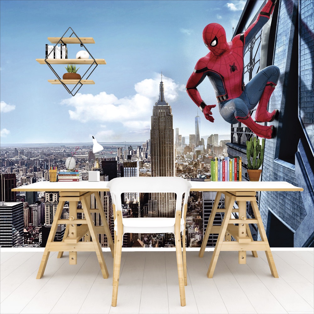 Papel de Parede Personalizado Foto Mural Heróis Spider Man M² Imagem Completa