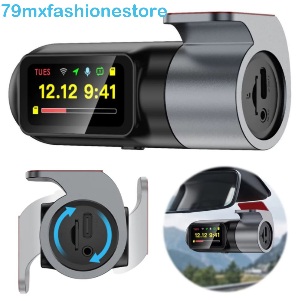 MXFASHIONESB Dash Cam , UHD Night Vision WiFi USB Conectado DVR Para Carro , Gravador De Vídeo Veículo Com Sensor G WDR