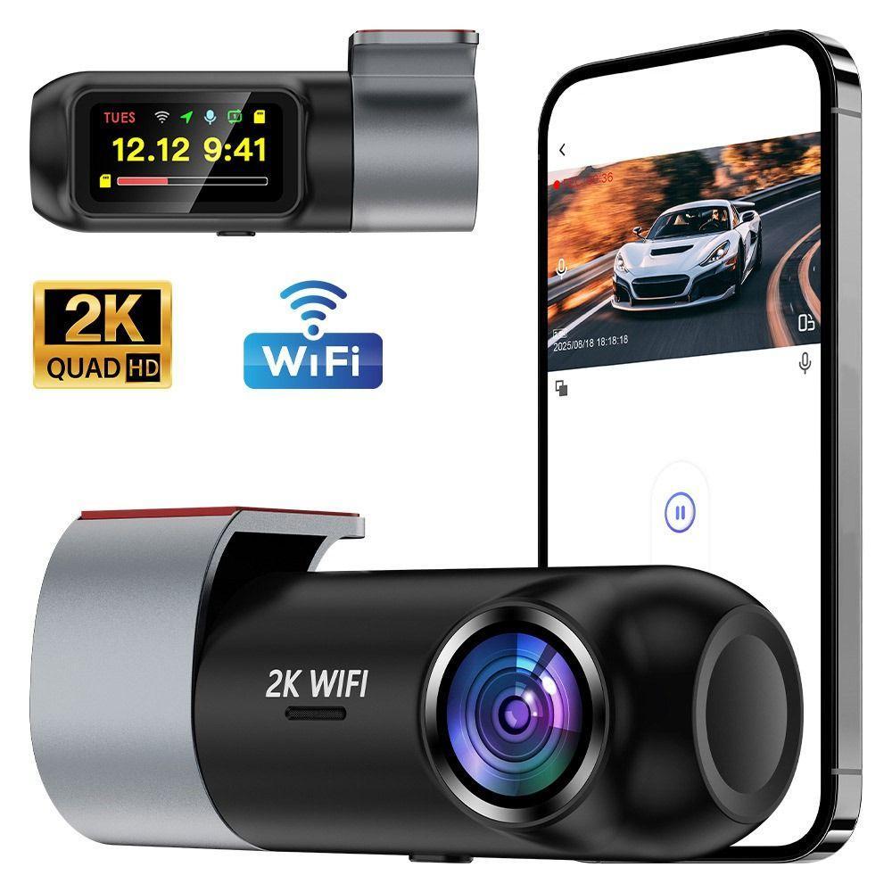Dash Cam , UHD Night Vision WDR Car DVR , WiFi USB Conectado Loops Gravação G-Sensor Gravador De Vídeo De Veículo