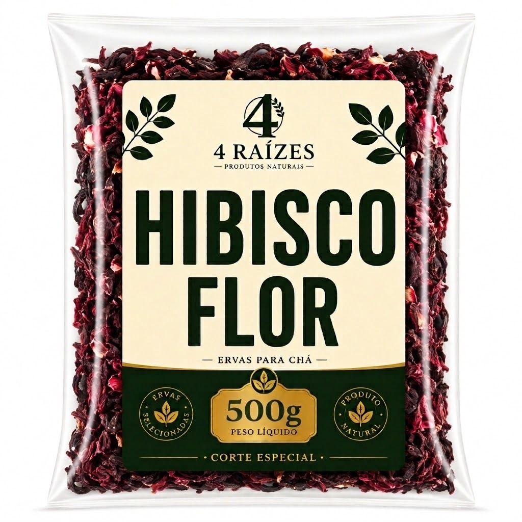 Hibisco Flor Desidratado 100% Natural Para Chá 500g