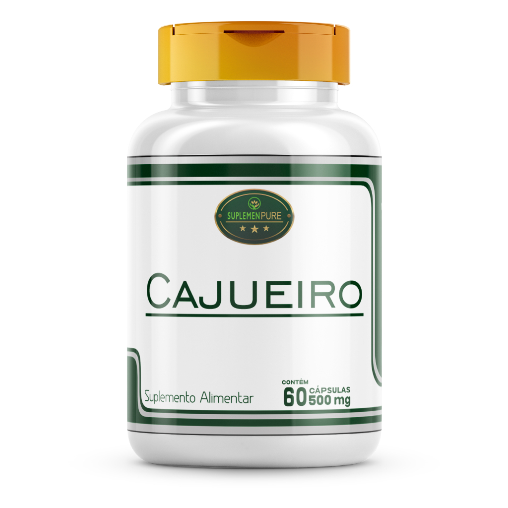 Cajueiro em pó Original 100% Natural 60 Caps 500mg