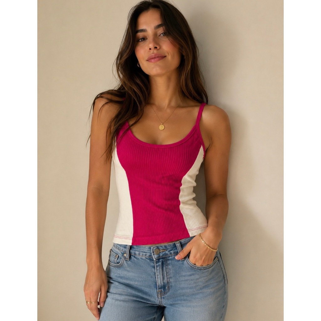 Kit 2 Blusinhas Feminina Orbit Regata Alcinha - Canelada Multi Color