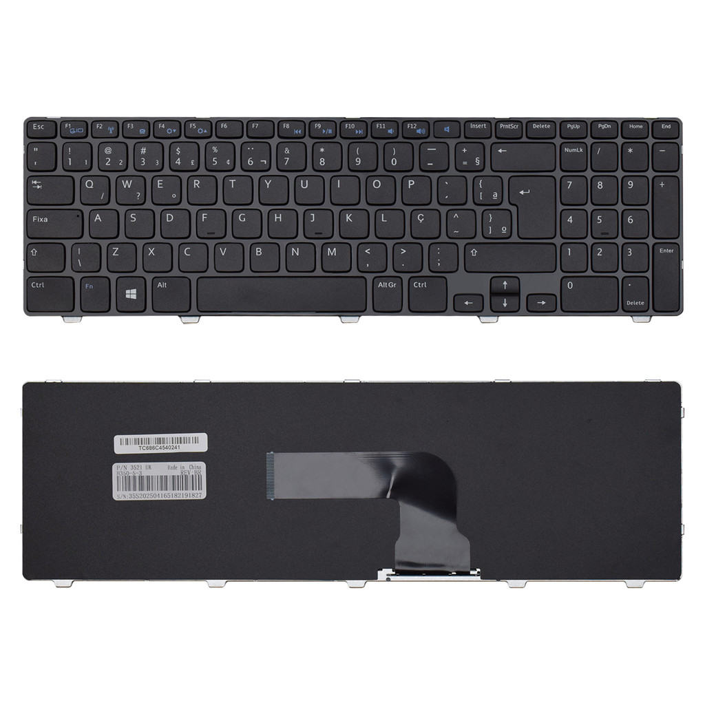 Teclado para Notebook Dell Part Number V137325AR1