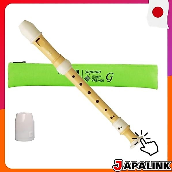 Soprano Recorder YRS-401 Yamaha Antibacteriano com Capinha - Bioplástico 【Direct from Japan】