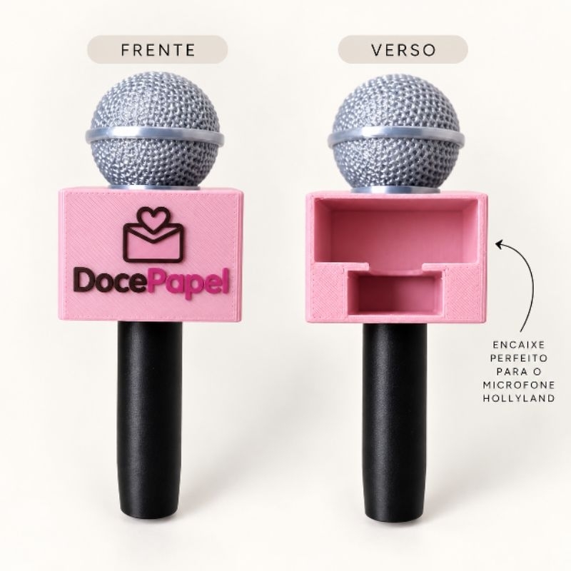 A daptador microfone para Hollyland Lark M2 3d personalizado com nome