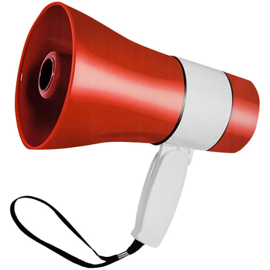 Megafone Original C7INTEGRA 20W Vermelho - Gravação 30m